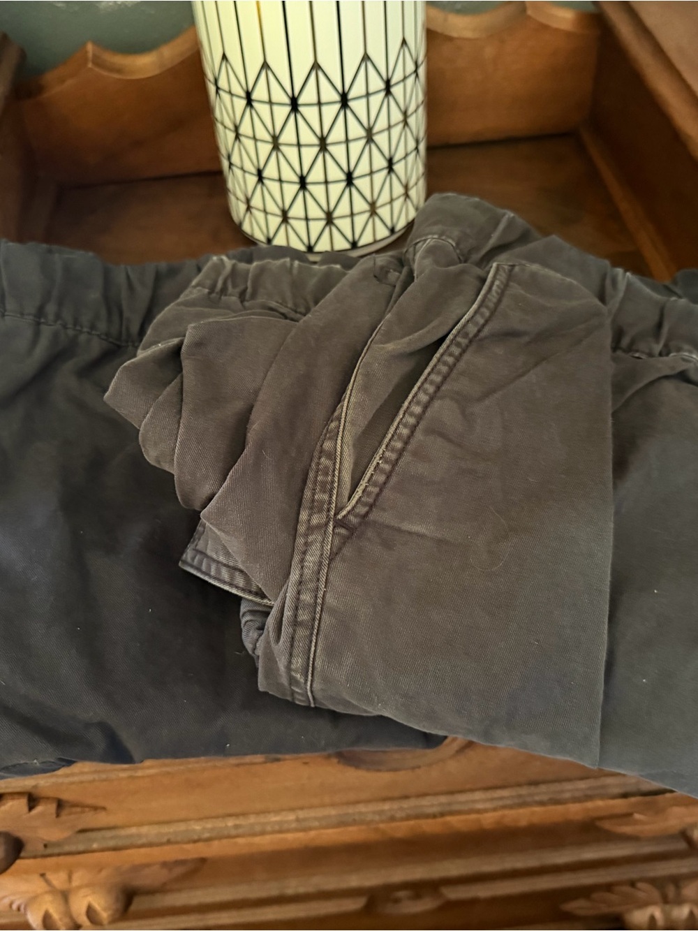 Old Navy Men's Charcoal Cargo Pants
